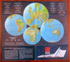 General Motors Overseas Operations world map c.1965 promo brochure