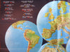 General Motors Overseas Operations world map c.1965 promo brochure