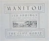 Manitou Colorado Cliff House Hotel c. 1920 illustrated tourist booklet w/ maps