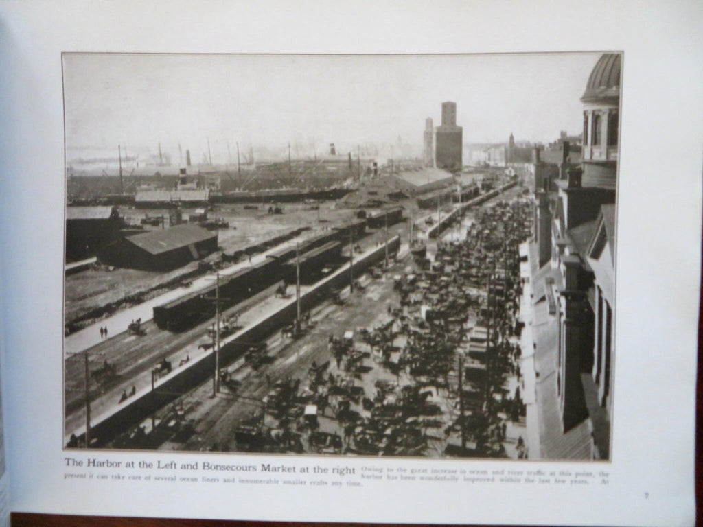 Montreal Canada c. 1915 Pictorial Souvenir Album street scenes portraits