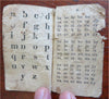 Child's First Step ABC c. 1860's Illustrated Alphabet Chapbook near miniature
