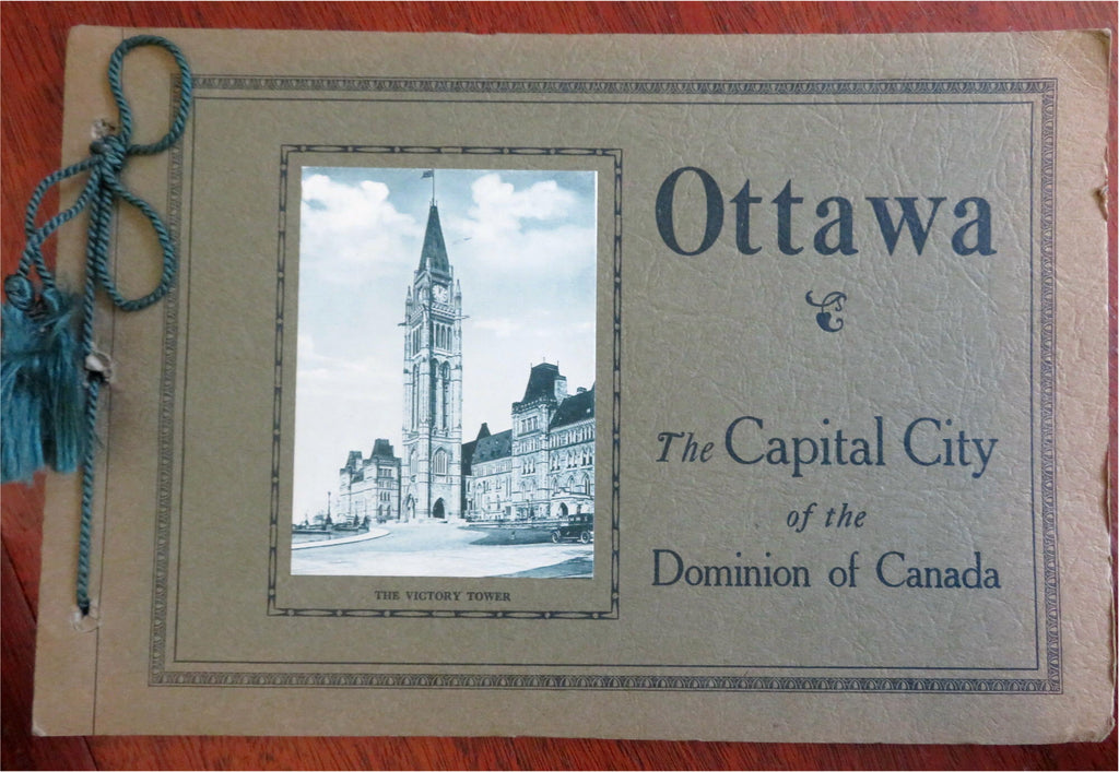 Ottawa Canada Capital City c. 1915 illustrated souvenir album street scenes
