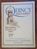 Quincy Massachusetts 300th Anniversary Celebration 1925 Souvenir Guide & Map