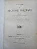 Queen France Helene de Mecklenburg-Schwerin 1859 Collected Letters 2 vol leather