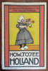 Holland Netherlands Tourism c. 1920's-30's illustrated travel booklet