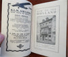 Holland Netherlands Tourism c. 1920's-30's illustrated travel booklet
