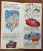 San Juan Hotel Orland Florida Cartoon Illustrated c. 1960 Advertising Brochure