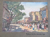 Peshawar India British Raj Souvenir Watercolor Scenes c. 1920's Set x 6 prints