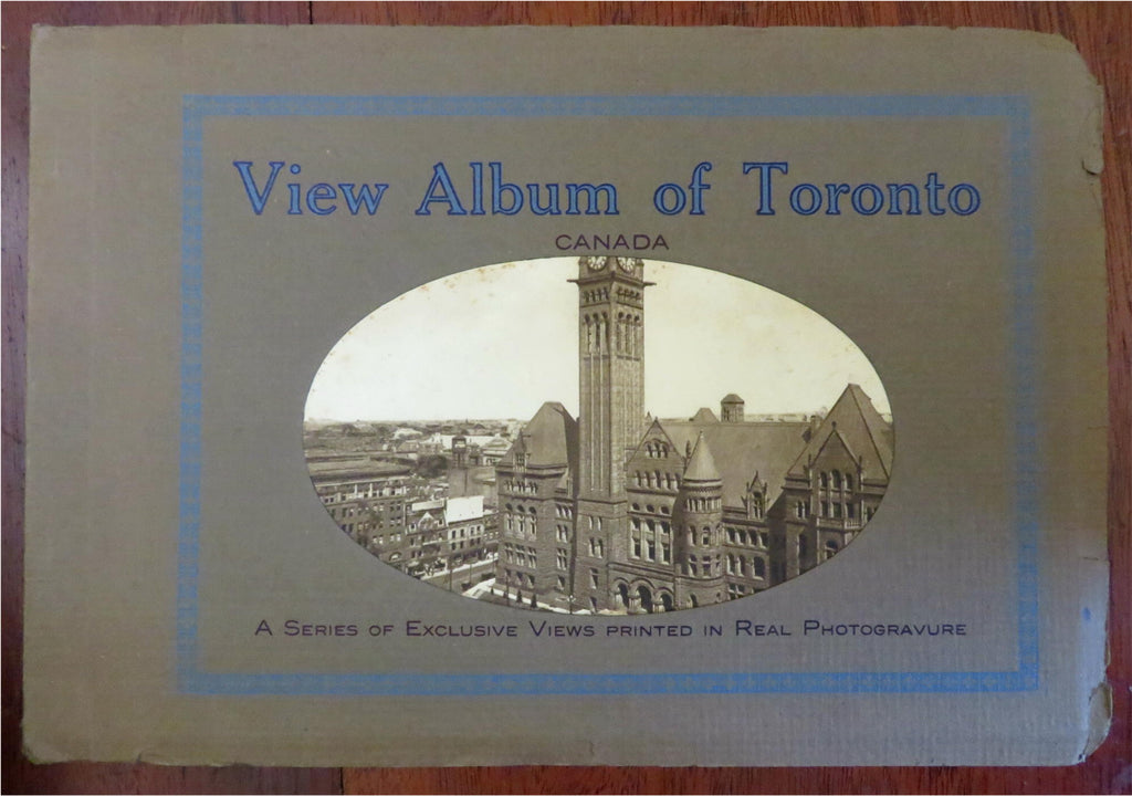 Toronto Canada c. 1920 illustrated souvenir album street scenes early autos