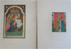 Catholic Saints & Biblical Scenes c. 1890 Chromolithographed print lot x 8