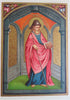 Catholic Saints & Biblical Scenes c. 1890 Chromolithographed print lot x 8