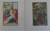 Biblical Scenes Life of Christ c. 1890 Chromolithographed print lot x 10