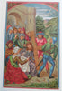 Biblical Scenes Life of Christ c. 1890 Chromolithographed print lot x 10