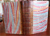 Gentleman's Magazine & Historical Chronical 1760 leather book w/ 5 large maps
