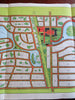 Venetia Florida c.1950's promotional pictorial map real estate Home Development