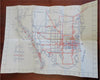 St. Petersburg Florida Business Directory City Plan c. 1940's tourist promo map