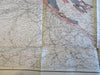 Himalayas Geology 1908 Burrard Hayden large important map Calcutta imprint