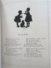 Paul Konewka Silhouette Art Nursery Rhymes Collection c. 1870's children's book