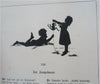 Paul Konewka Silhouette Art Nursery Rhymes Collection c. 1870's children's book