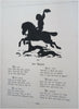 Paul Konewka Silhouette Art Nursery Rhymes Collection c. 1870's children's book