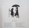 Paul Konewka Silhouette Art Nursery Rhymes Collection c. 1870's children's book