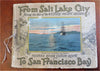 Salt Lake City to San Francisco c. 1915 Western Pacific Railway souvenir album