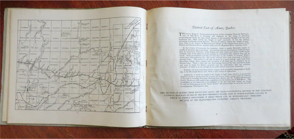 Canadian National Railways Mineral Resources Sept. 1925 informational map book