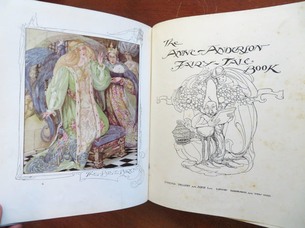Fairy Tales Anne Anderson art c.1923 art nouveau children's book 12 color plates