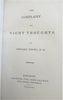 Complaint Night Thoughts 1827 Edward Young lovely decorative leather book