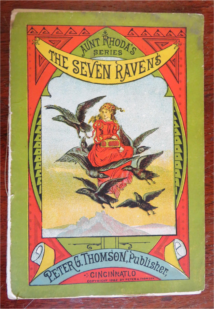 Seven Ravens Aunt Rhoda's Series Fairy Tales 1882 illustrated children's book