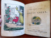 Little Johnny Green Grandmother's Toy Book c. 1850's hand colored juvenile book