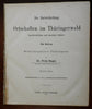 Germany Thuringian Forest Urban Development 1884 Regel Petermann w/ color map