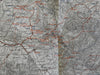 Germany Thuringian Forest Urban Development 1884 Regel Petermann w/ color map