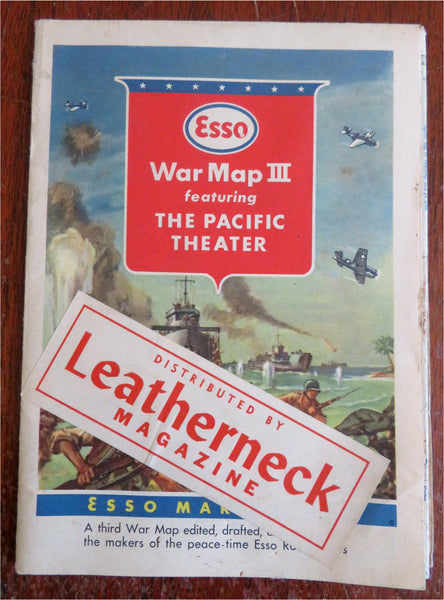 Esso Marketers WWII era Pacific Theater Promotional Pamphlet U.S. Army Tanks