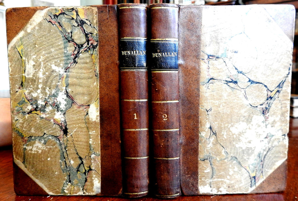 Dunallan Know What You Judge 1828 Grace Kennedy Duyckinck rare set leather books