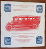 Boston Massachusetts Auto Tours 1914 Vintage promo brochure w/ map