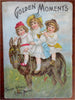 Golden Moments Children's Stories Dodo Bird Terrier Horses 1891 illustrated book