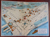 San Diego Calif. Promotional Tourist Cartoon Pictorial Maps c. 1940's color