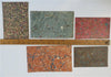 Marbled Paper Lot of 10 Lovely 19th Century Antique Printed Sheets