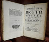 Funeral Sir Richard Steele w/ La Congiura di Bruto Sebastiano 1733-42 rare book