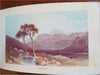 Braemar & Balmoral Scotland U.K. c. 1860's color plate chromo souvenir album bk