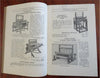 Weaving Looms Art Supplies looms weave 1925 J.K. Hammett Supply Trade Catalog