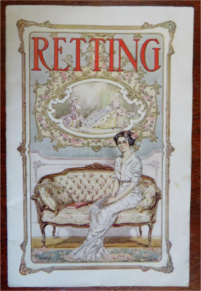 Retting art nouveau Furniture c. 1910-20 Illustrated Supply Catalog