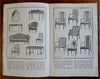 Retting art nouveau Furniture c. 1910-20 Illustrated Supply Catalog