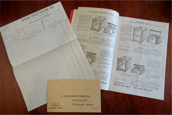 Bee Supplies Ross Brothers Co. 1916 Falcon illustrated trade catalog