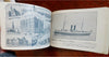 NY Long Island Sound North & East Rivers Ferry Boats c. 1890's souvenir album