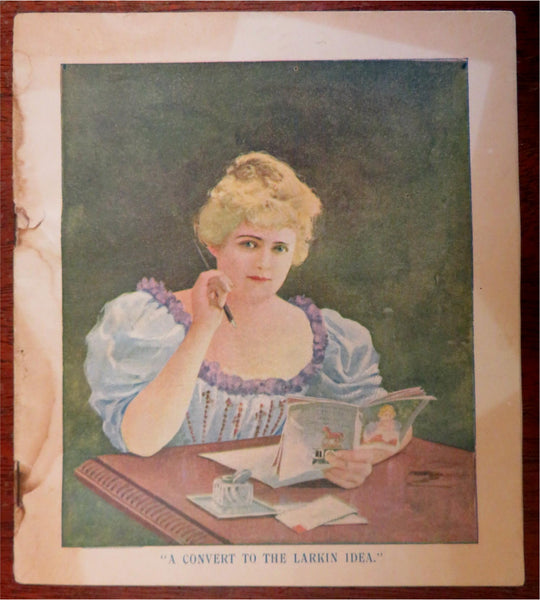 Larkin Soap Manufacturing Co. Premium Advertising Booklet c. 1900 illustrated ad