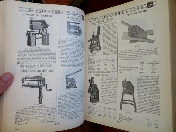 Mill Mine & Railway Supplies c. 1920 Fairbanks Company Pictorial Trade Catalog