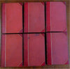 Collected Works lovely red leather 6 vol. set 1880 Ainsworth illustrated