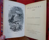 Collected Works lovely red leather 6 vol. set 1880 Ainsworth illustrated